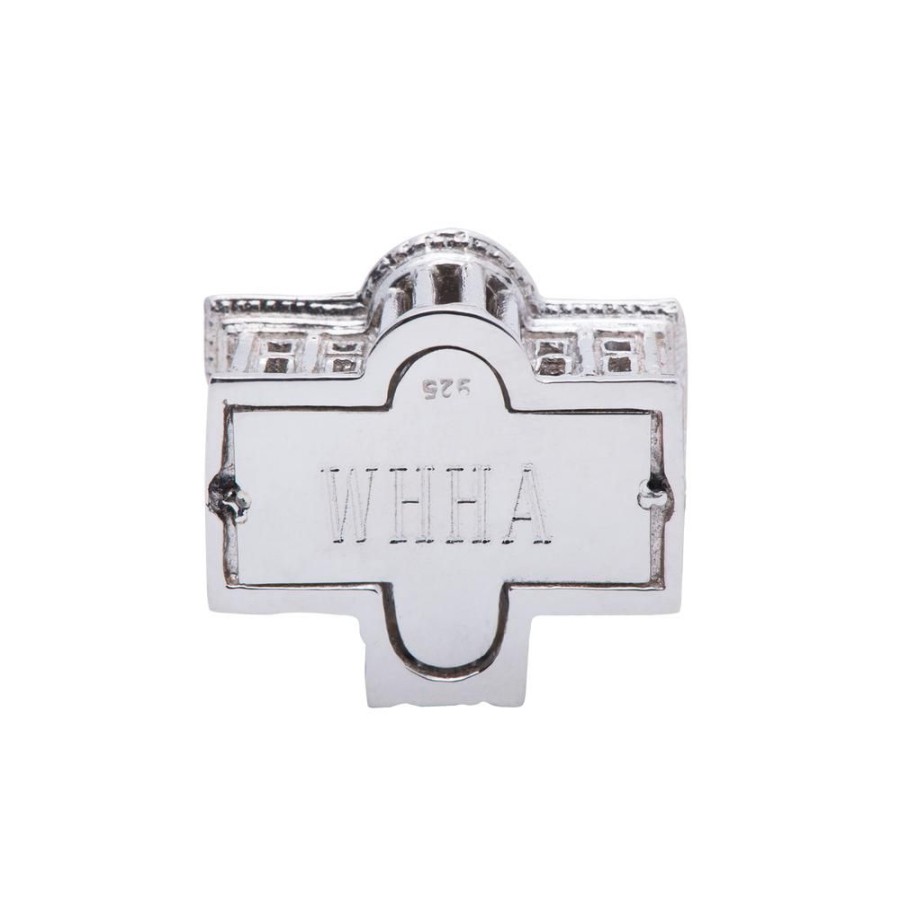 Accessories White House Historical Association | 3D White House Sterling Silver Key Chain