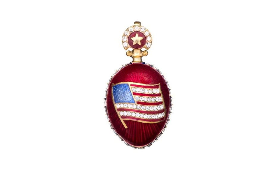 Holidays White House Historical Association | Presidential Red Egg Pendant