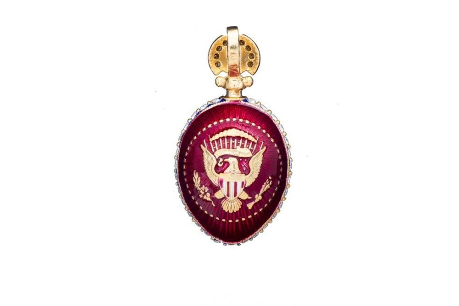 Holidays White House Historical Association | Presidential Red Egg Pendant