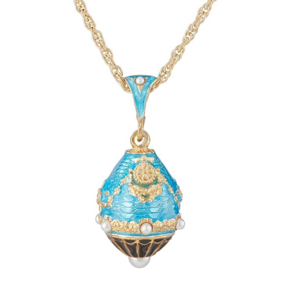 Accessories White House Historical Association | Aqua North Portico Egg Pendant