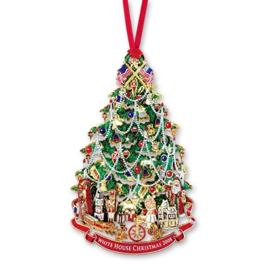 Holidays White House Historical Association | 2008 White House Christmas Ornament, A Victorian Christmas Tree