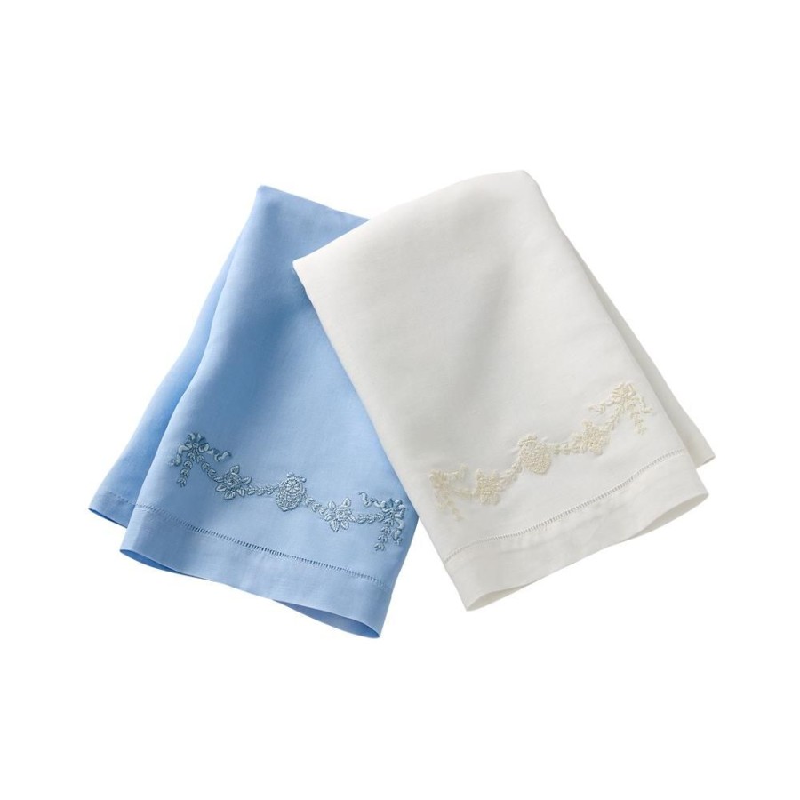 Home & Gifts White House Historical Association | North Portico Tea Towels - Pale Blue