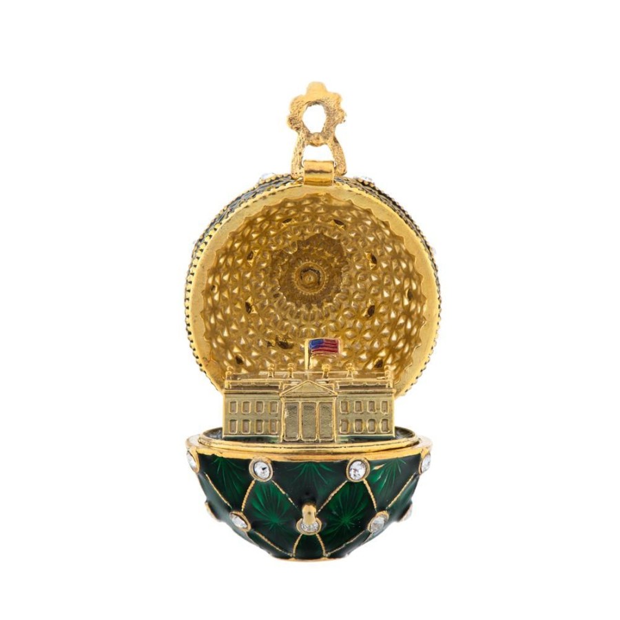 Holidays White House Historical Association | Emerald White House Egg Pendant