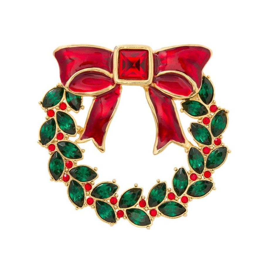 Holidays White House Historical Association | White House Christmas Wreath Brooch