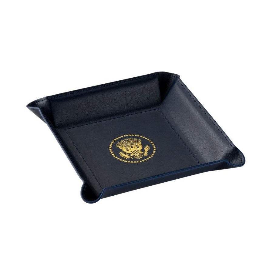 Home & Gifts White House Historical Association | Navy Truman Seal Valet Tray