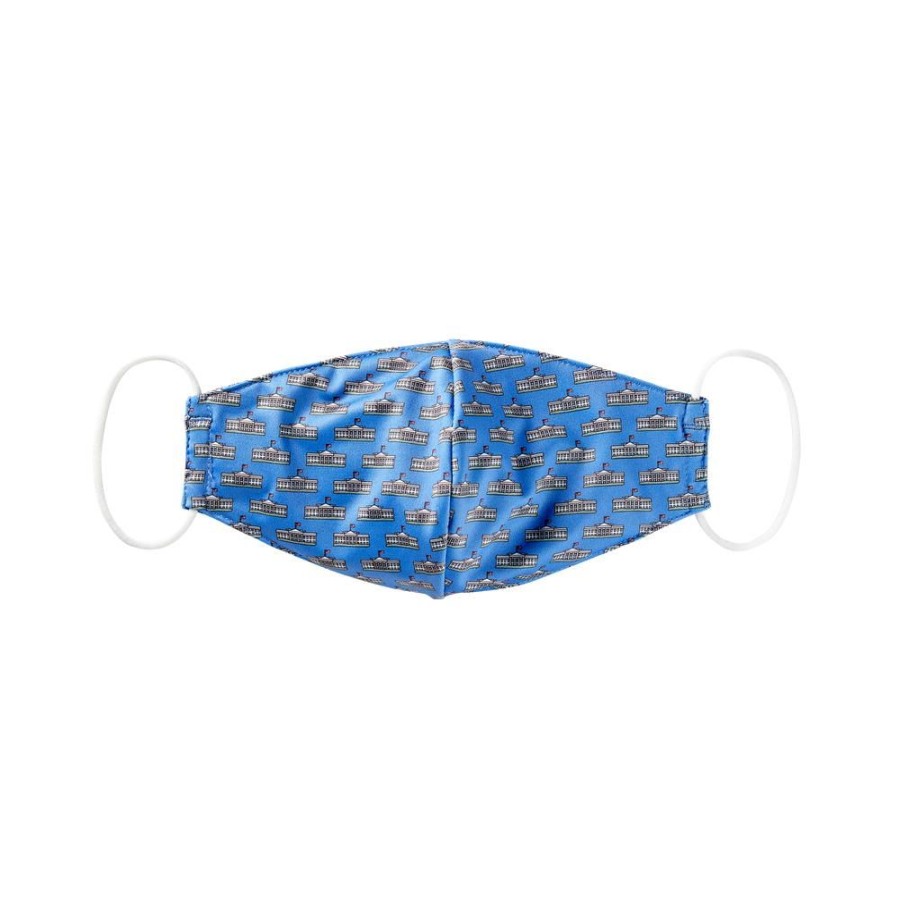 Holidays White House Historical Association | Vineyard Vines Light Blue White House Mask