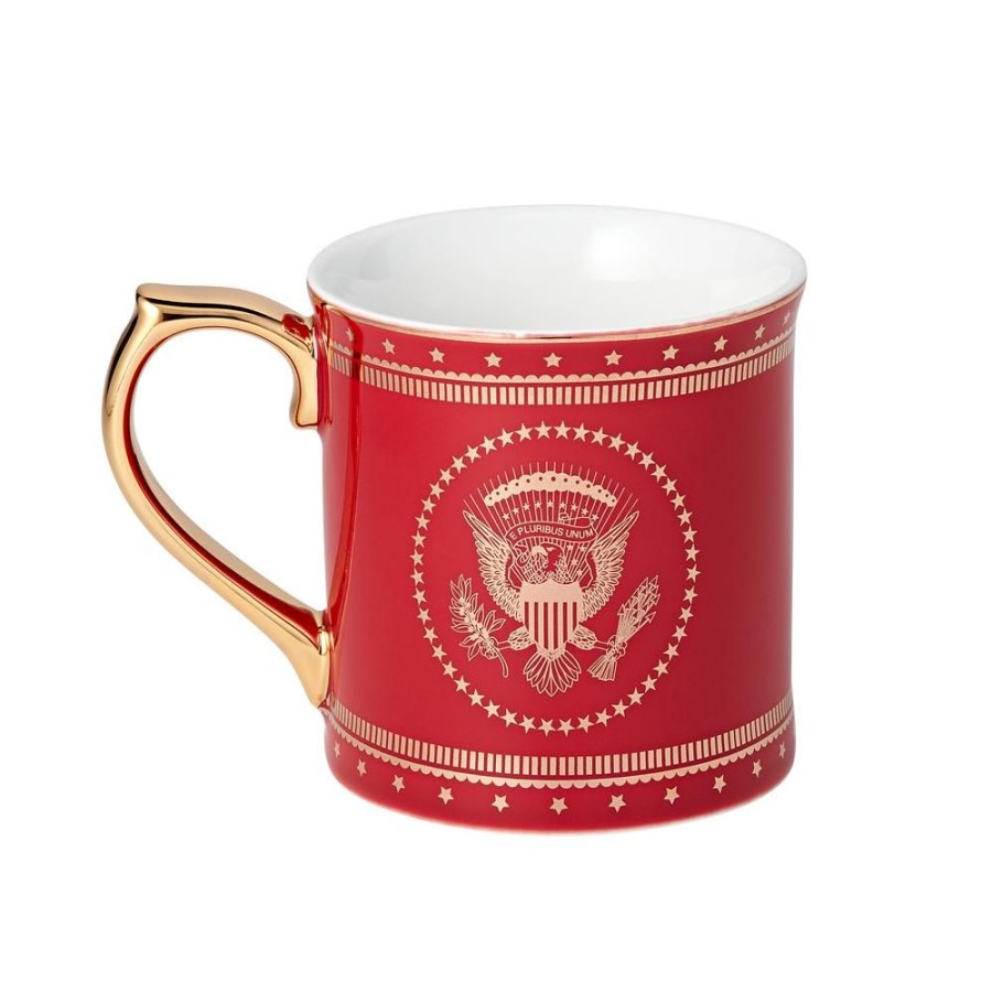 Holidays White House Historical Association | Red Truman Seal Mug