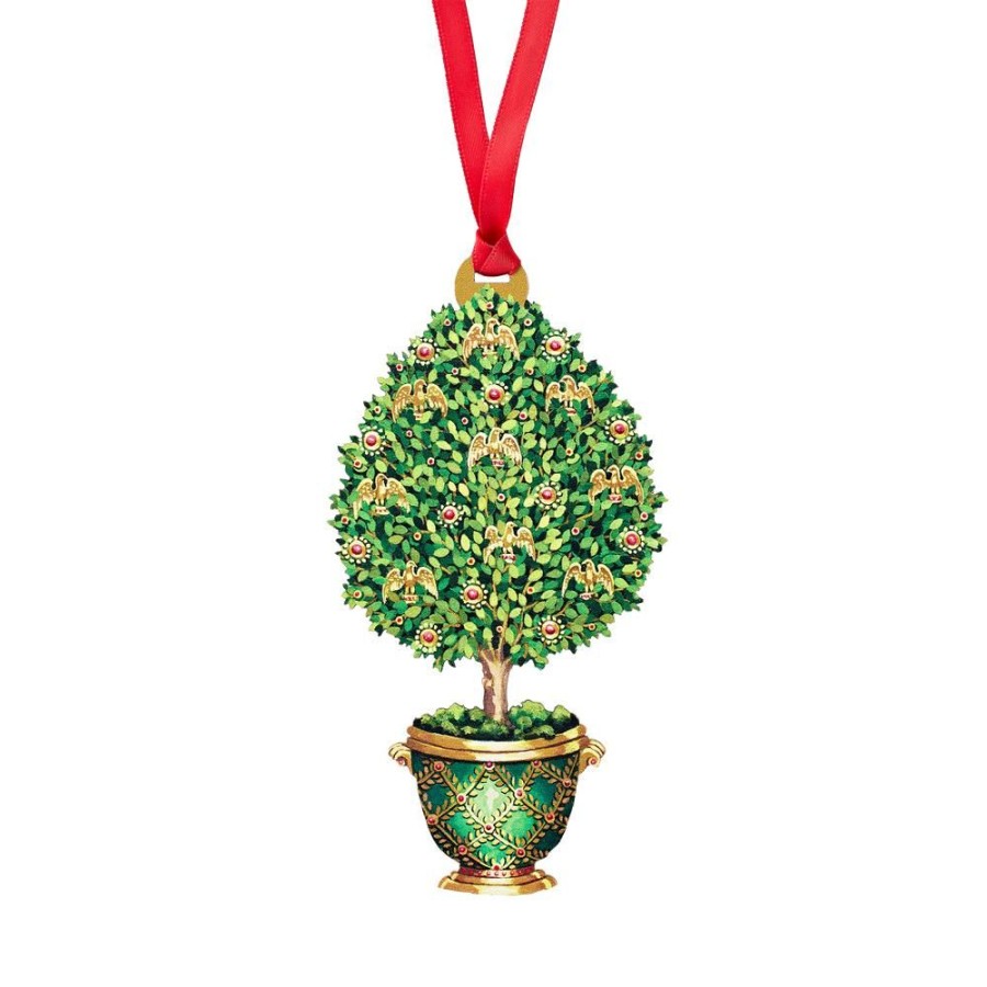 Holidays White House Historical Association | State Room Topiaries Ornament: Green Room