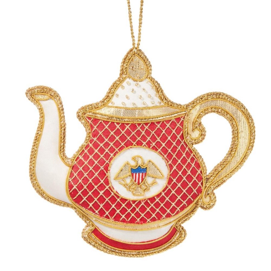 Holidays White House Historical Association | Reagan China Teapot Ornament