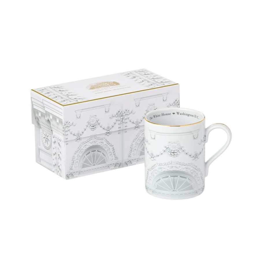 Home & Gifts White House Historical Association | White House Architecture Mugs, Set Of Two